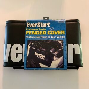 Vintage EverStart Black Fender Cover - Protects Vehicle Finish